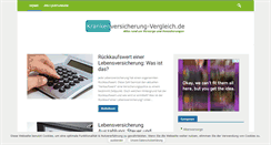 Desktop Screenshot of krankenversicherung-vergleich.de